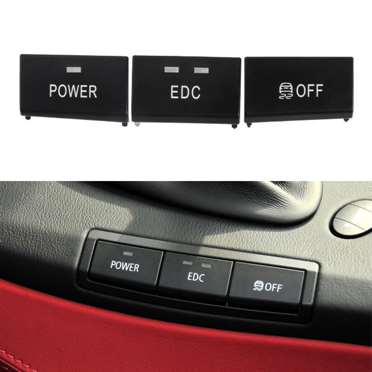 Car No. 2 Center Console Switch Button for BMW 3 Series M3 2005-2012, Left Driving