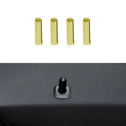 4 in 1 Car Door Latch Pin Door Screw Knob Cap Cover Trim for BMW F10, Left Driving