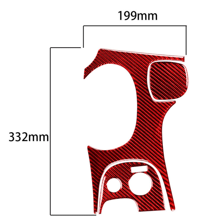 3 in 1 Carbon Fiber Car Gear Panel Sticker Kits B for Chevrolet Corvette C5 1998-2004, Left Drive ÎҵÄÉ̵ê