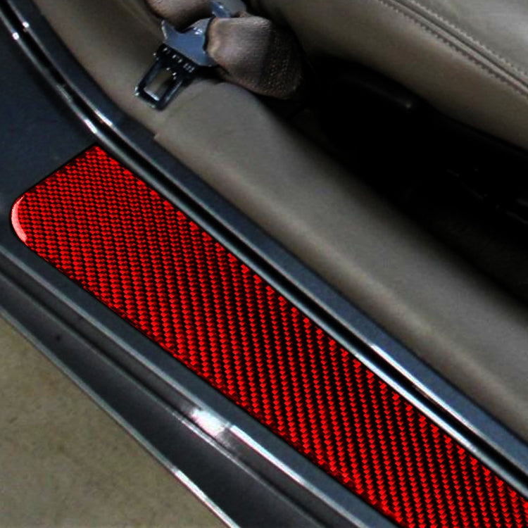 2 in 1 Car Carbon Fiber Threshold Sticker for Chevrolet Corvette C5 1998-2004, Left Drive-Reluova