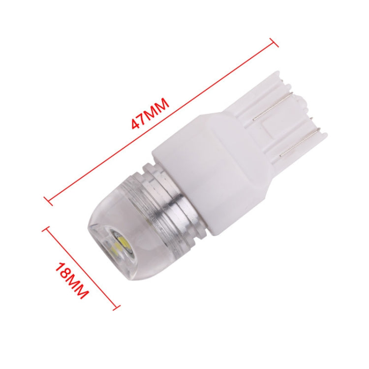 10pcs T20 3157 DC12V / 0.24W / 0.02A / 60LM Car LED Brake Light, Shell Random Color Delivery