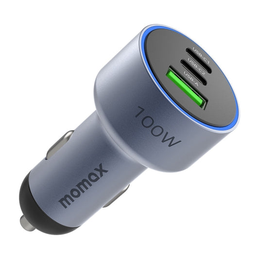 MOMAX UC17E 100W USB-C / Type-C x 2 + USB Three Ports Car Charger ÎҵÄÉ̵ê