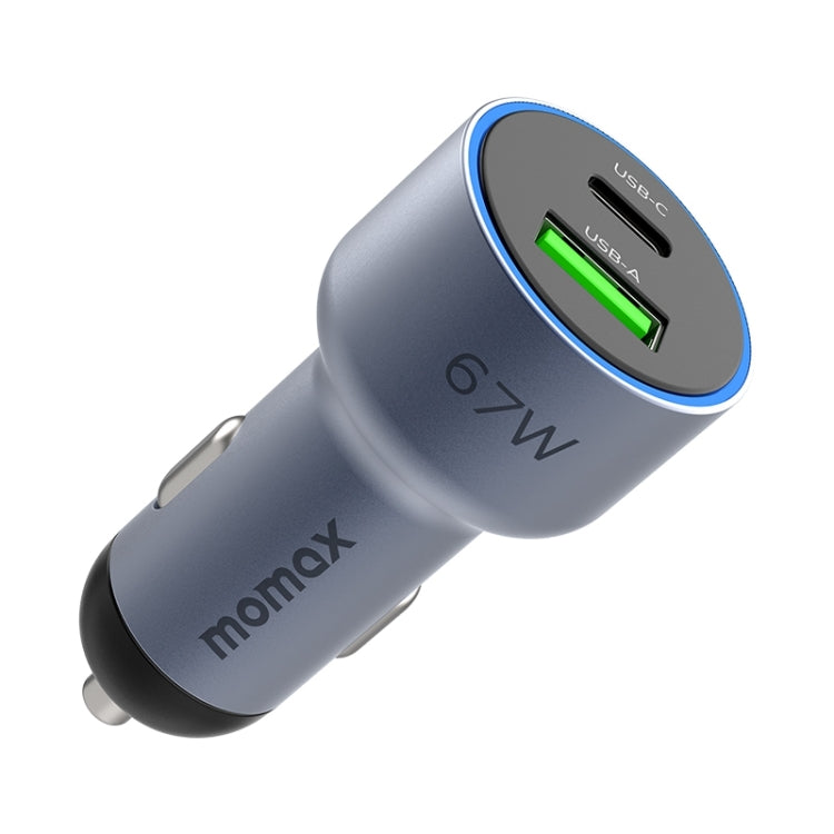 MOMAX UC16E 67W USB-C / Type-C + USB Dual Ports Car Charger ÎҵÄÉ̵ê