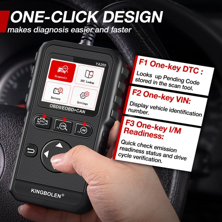 KINGBOLEN YA200 OBD2 Car Fault Diagnosis Tool Fault Analyzer ÎҵÄÉ̵ê