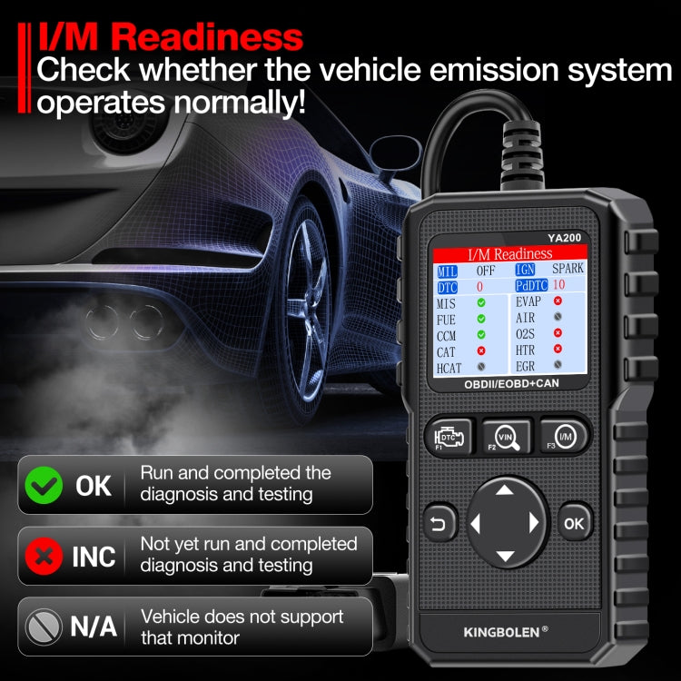 KINGBOLEN YA200 OBD2 Car Fault Diagnosis Tool Fault Analyzer ÎҵÄÉ̵ê