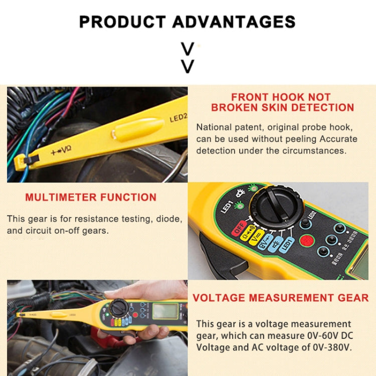 MS8211 Car Electric Circuit Tester