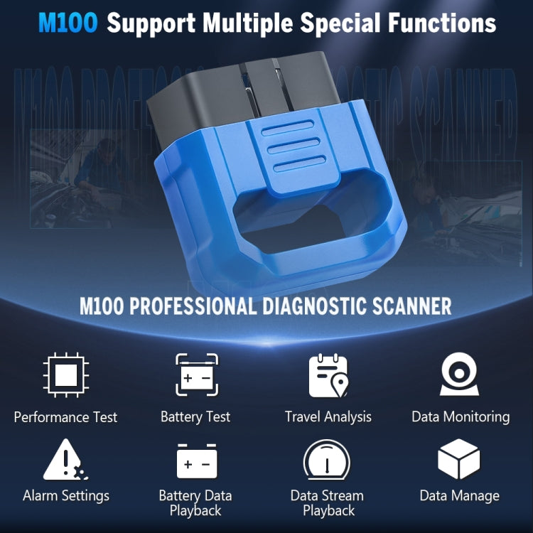 M100 ELM327 Bluetooth 4.0 OBD2 Fault Diagnostic Scanner ÎҵÄÉ̵ê