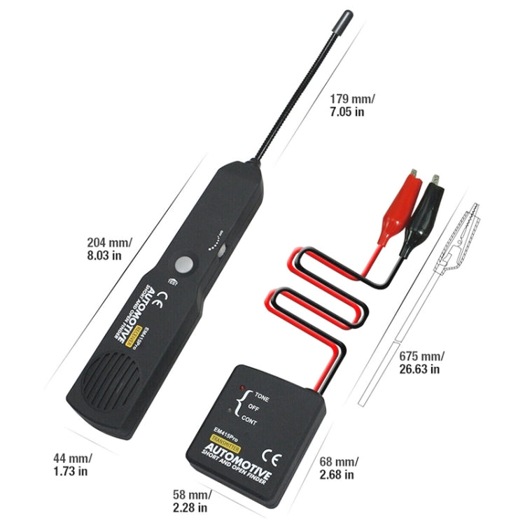 EM415 Car Open Circuit Short Circuit Detector Car Repair Tool Line Finder ÎҵÄÉ̵ê