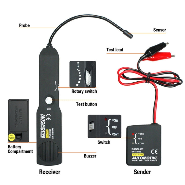 EM415 Car Open Circuit Short Circuit Detector Car Repair Tool Line Finder ÎҵÄÉ̵ê