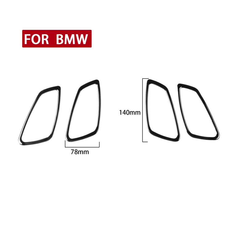 For BMW 3 Series E90 2005-2012 4pcs Car Door Handle Decorative Sticker, Left and Right Drive Universal ÎҵÄÉ̵ê