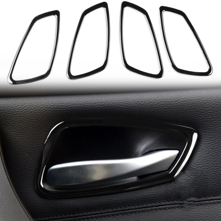 For BMW 3 Series E90 2005-2012 4pcs Car Door Handle Decorative Sticker, Left and Right Drive Universal ÎҵÄÉ̵ê