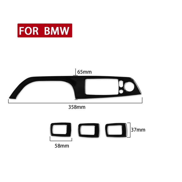 For BMW 3 Series E90/320i/325i 2005-2012 Car Right Drive Window Lifting Panel with Folding Key Decorative Sticker, Diameter: 35.8cm ÎҵÄÉ̵ê