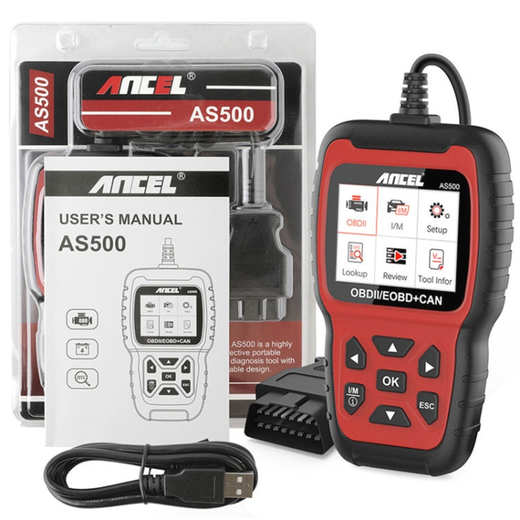 Ancel AS500 OBDII Scanner Engine Reader Car Diagnostics Tool ÎҵÄÉ̵ê