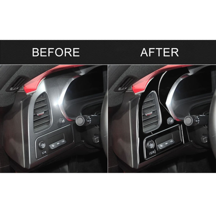 For Chevrolet Corvette C7 2014-2019 Car Air Outlet + Navigation Panel Decorative Sticker, Left Drive ÎҵÄÉ̵ê