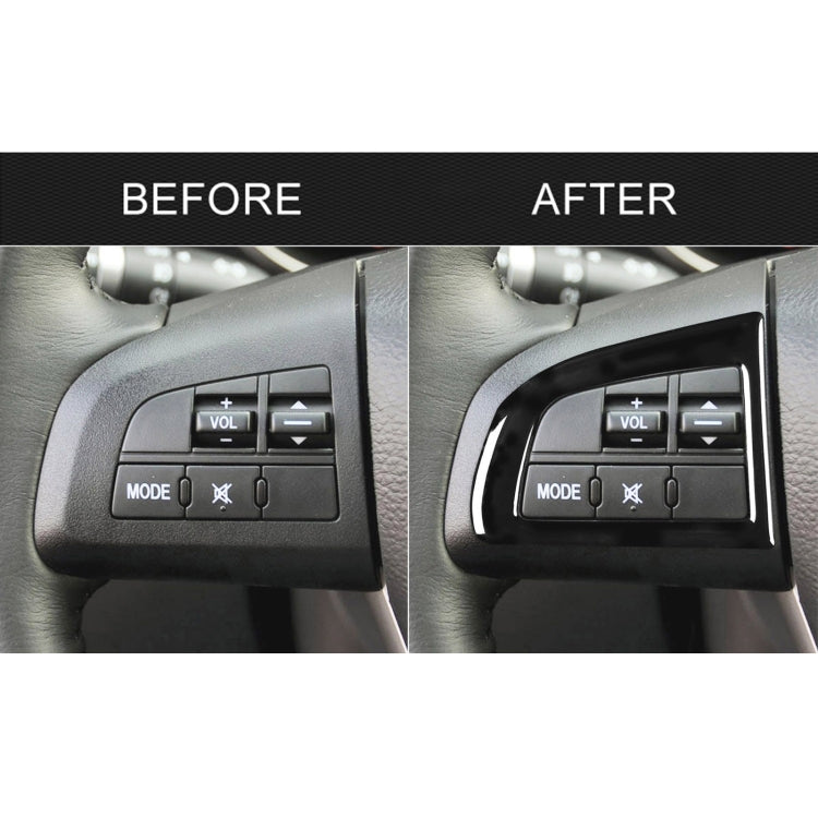 For Mazda 3 Axela 2010-2013 Car Steering Wheel Button Decorative Sticker, Left and Right Drive Universal ÎҵÄÉ̵ê