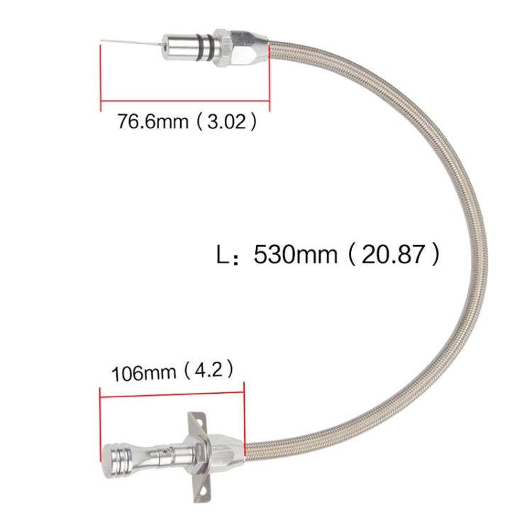 Car Flexible Stainless Transmission Gearbox Oil Dipstick 530mm Oil Measuring Rod for Chevrolet ÎҵÄÉ̵ê