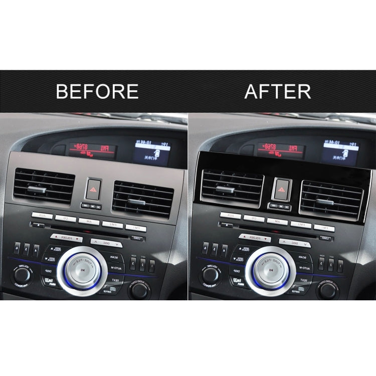 For Mazda 3 Axela 2010-2013 2 in 1 Car Central Vent Set B Decorative Sticker, Right Drive ÎҵÄÉ̵ê