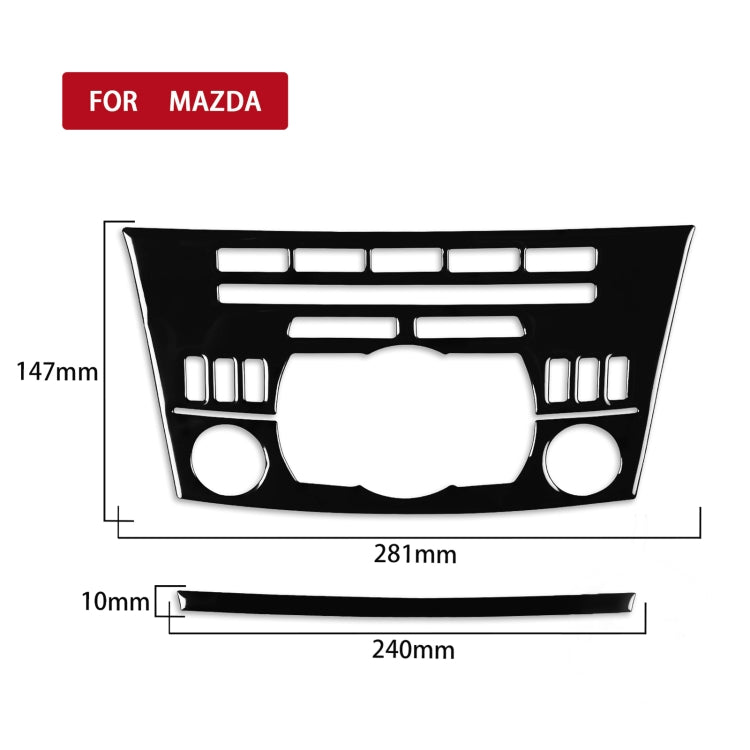 For Mazda 3 Axela 2010-2013 Car Radio Panel Decorative Sticker, Left and Right Drive Universal ÎҵÄÉ̵ê