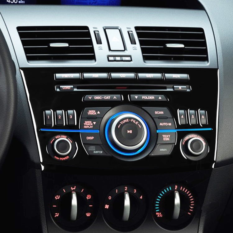 For Mazda 3 Axela 2010-2013 Car Radio Panel Decorative Sticker, Left and Right Drive Universal ÎҵÄÉ̵ê