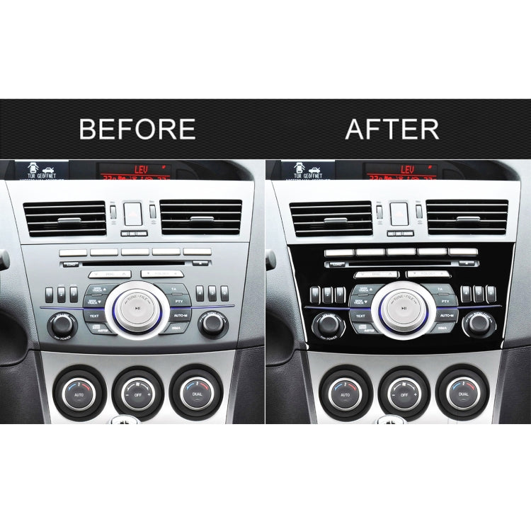 For Mazda 3 Axela 2010-2013 Car Radio Panel Decorative Sticker, Left and Right Drive Universal ÎҵÄÉ̵ê