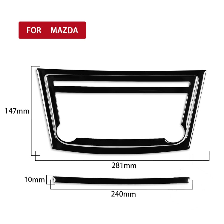 For Mazda 3 Axela 2010-2013 Car Navigation Panel Decorative Sticker, Left and Right Drive Universal ÎҵÄÉ̵ê