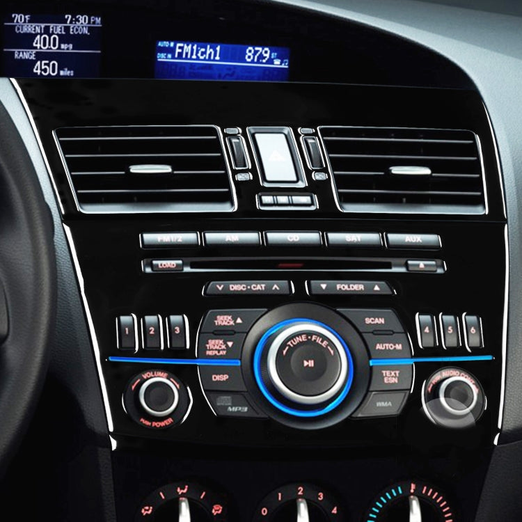 For Mazda 3 Axela 2010-2013 4 in 1 Car Central Control Radio Set A Decorative Sticker, Left Drive ÎҵÄÉ̵ê