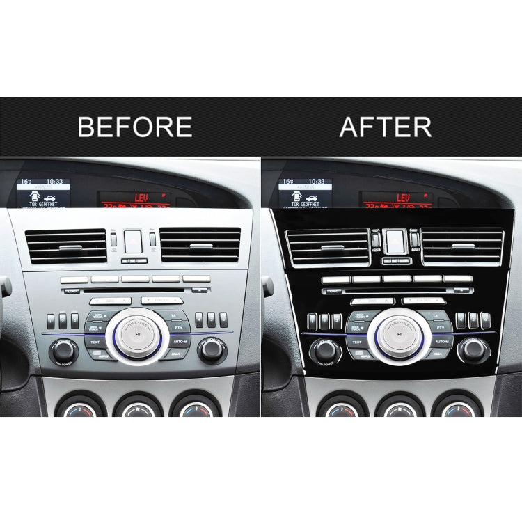 For Mazda 3 Axela 2010-2013 4 in 1 Car Central Control Radio Set A Decorative Sticker, Left Drive ÎҵÄÉ̵ê