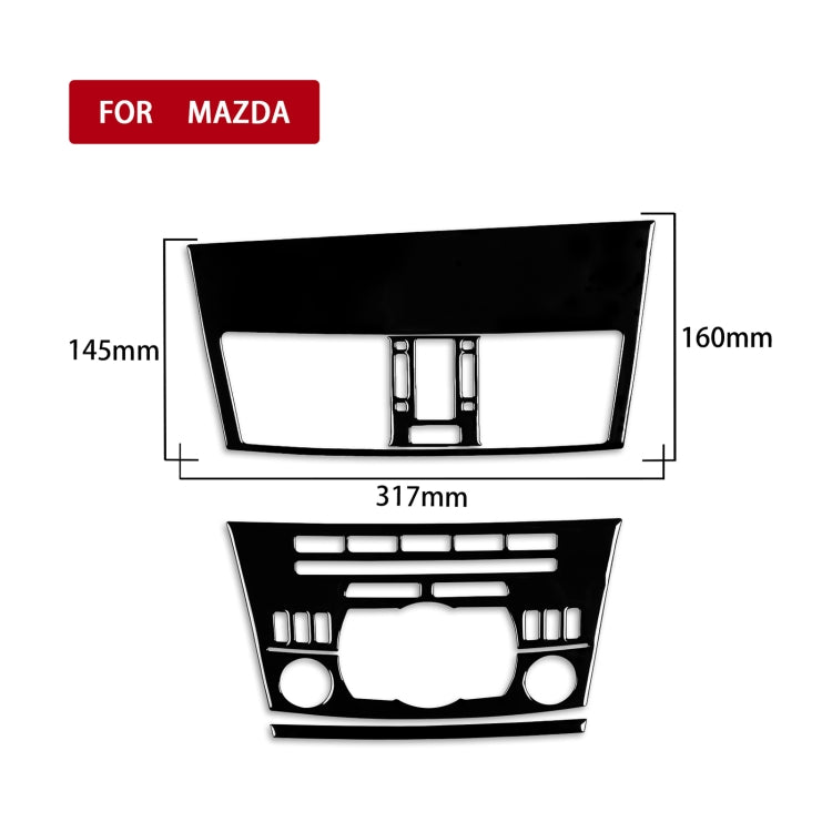 For Mazda 3 Axela 2010-2013 4 in 1 Car Central Control Radio Set A Decorative Sticker, Right Drive ÎҵÄÉ̵ê