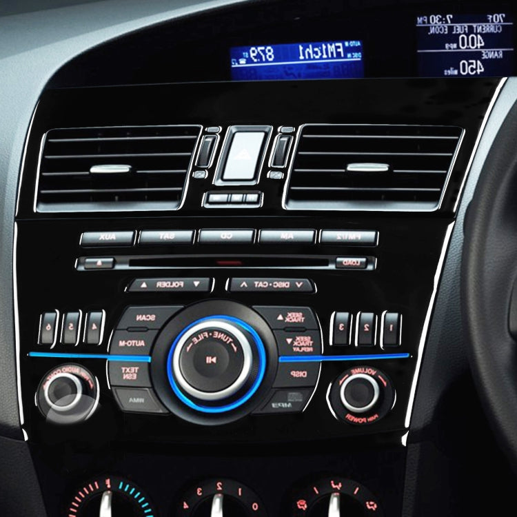 For Mazda 3 Axela 2010-2013 4 in 1 Car Central Control Radio Set A Decorative Sticker, Right Drive ÎҵÄÉ̵ê