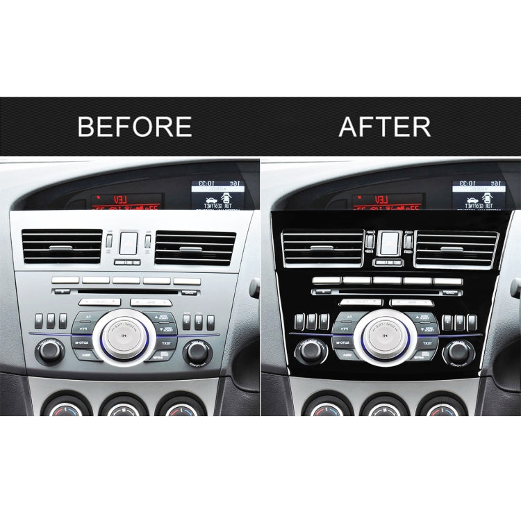 For Mazda 3 Axela 2010-2013 4 in 1 Car Central Control Radio Set A Decorative Sticker, Right Drive ÎҵÄÉ̵ê