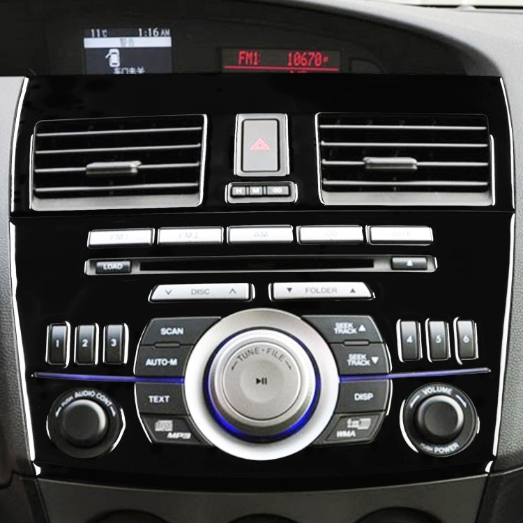 For Mazda 3 Axela 2010-2013 4 in 1 Car Central Control Radio Set B Decorative Sticker, Left Drive ÎҵÄÉ̵ê