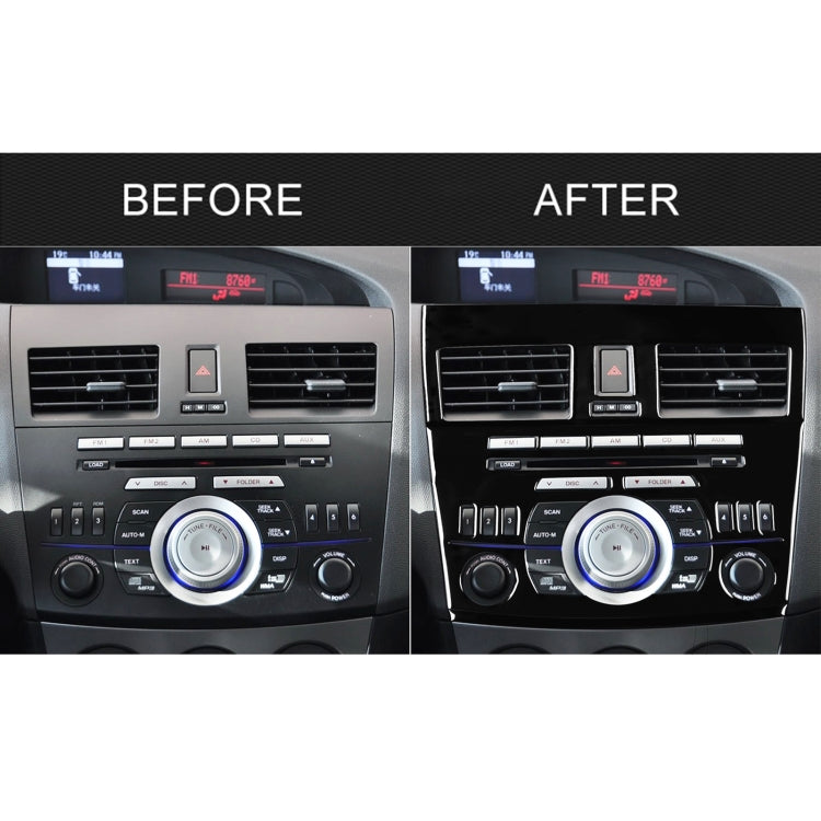 For Mazda 3 Axela 2010-2013 4 in 1 Car Central Control Radio Set B Decorative Sticker, Left Drive ÎҵÄÉ̵ê