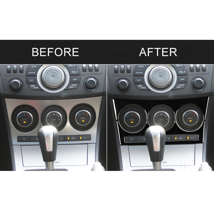 For Mazda 3 Axela 2010-2013 Car AC Button A Decorative Sticker, Left and Right Drive Universal ÎҵÄÉ̵ê