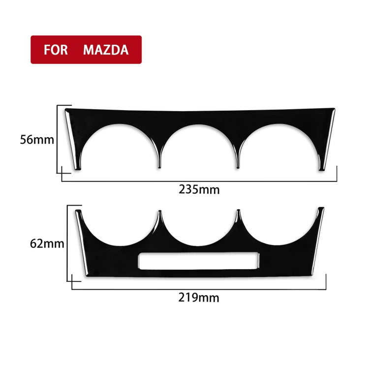 For Mazda 3 Axela 2010-2013 Car AC Button B Decorative Sticker, Left and Right Drive Universal ÎҵÄÉ̵ê