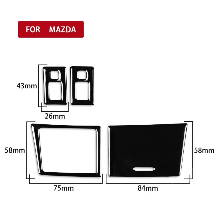 For Mazda 3 Axela 2010-2013 Car Seat Heating Button Set Decorative Sticker, Left and Right Drive Universal ÎҵÄÉ̵ê