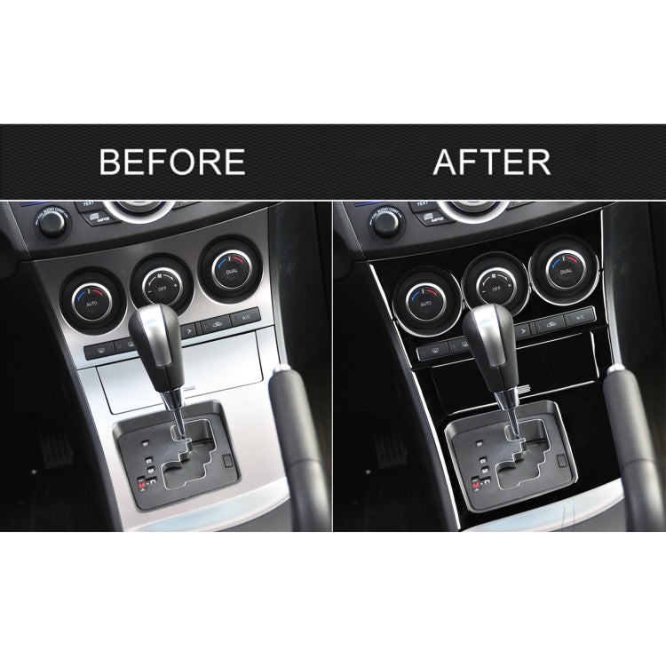 For Mazda 3 Axela 2010-2013 4 in 1 Car AC Gear Frame Set A Decorative Sticker, Left Drive ÎҵÄÉ̵ê