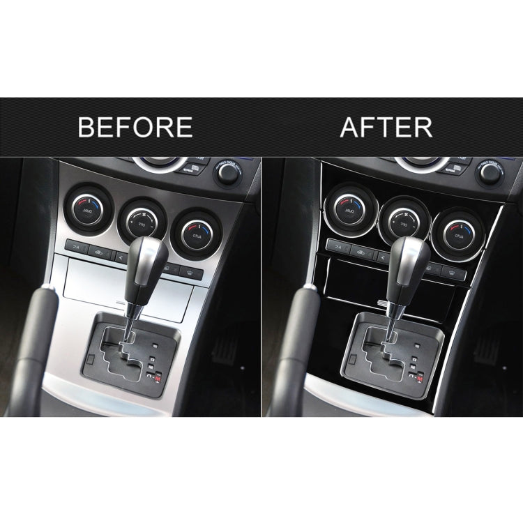 For Mazda 3 Axela 2010-2013 4 in 1 Car AC Gear Frame Set A Decorative Sticker, Right Drive ÎҵÄÉ̵ê