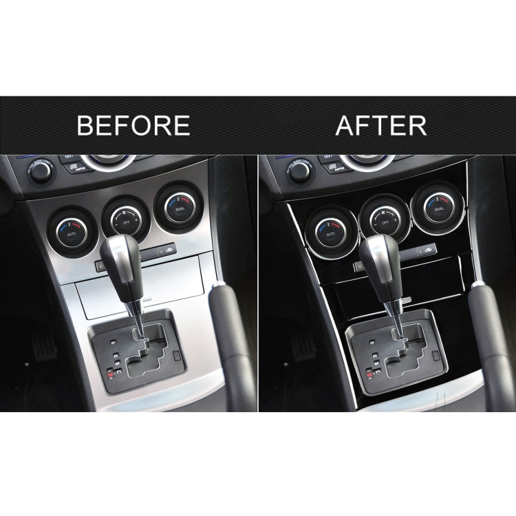 For Mazda 3 Axela 2010-2013 4 in 1 Car AC Gear Frame Set B Decorative Sticker, Left Drive ÎҵÄÉ̵ê