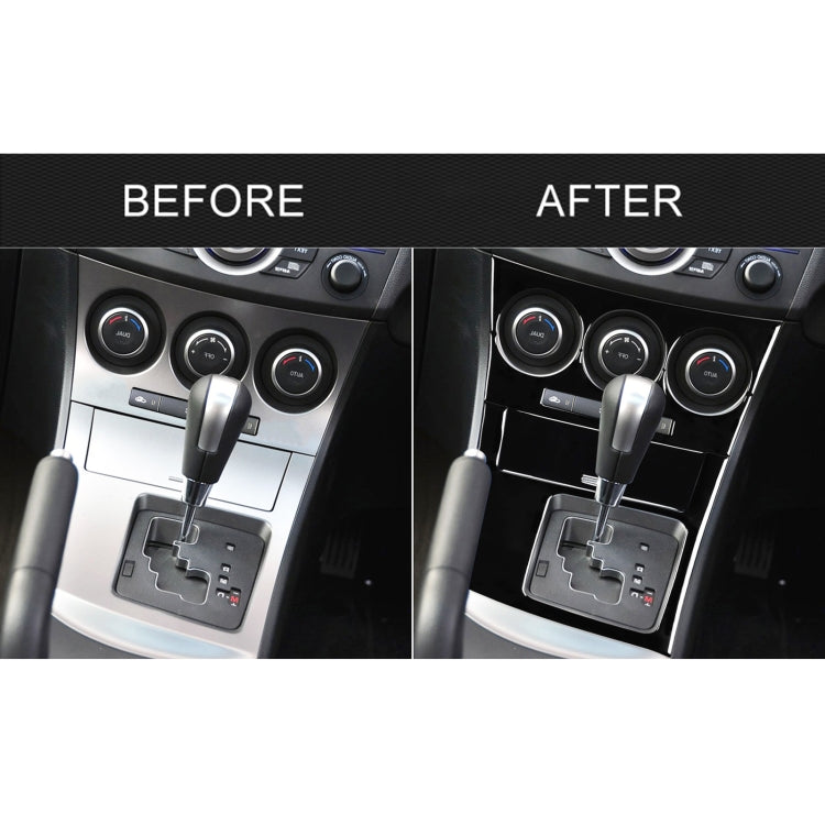 For Mazda 3 Axela 2010-2013 4 in 1 Car AC Gear Frame Set B Decorative Sticker, Right Drive ÎҵÄÉ̵ê