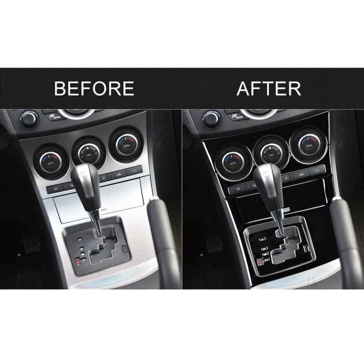 For Mazda 3 Axela 2010-2013 6 in 1 Car AC Gear Panel Set A Decorative Sticker, Left Drive ÎҵÄÉ̵ê