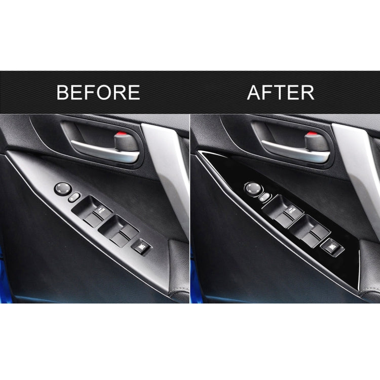 For Mazda 3 Axela 2010-2013 4 in 1 Car Window Lift Panel Decorative Sticker, Right Drive ÎҵÄÉ̵ê