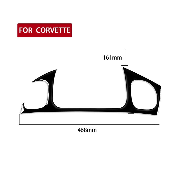 For Chevrolet Corvette C5 1998-2004 Car Copilot Air Outlet Decorative Sticker, Left Drive ÎҵÄÉ̵ê