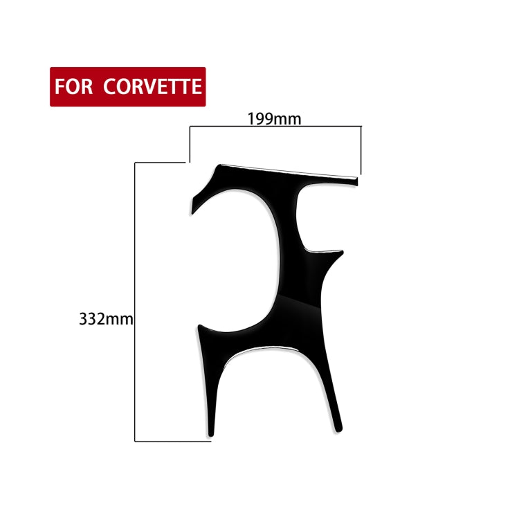 For Chevrolet Corvette C5 1998-2004 Car Gear Panel Decorative Sticker, Left Drive ÎҵÄÉ̵ê