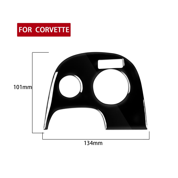 For Chevrolet Corvette C5 1998-1999 Car Lower Console A with Traction Control Decorative Sticker, Left Drive ÎҵÄÉ̵ê