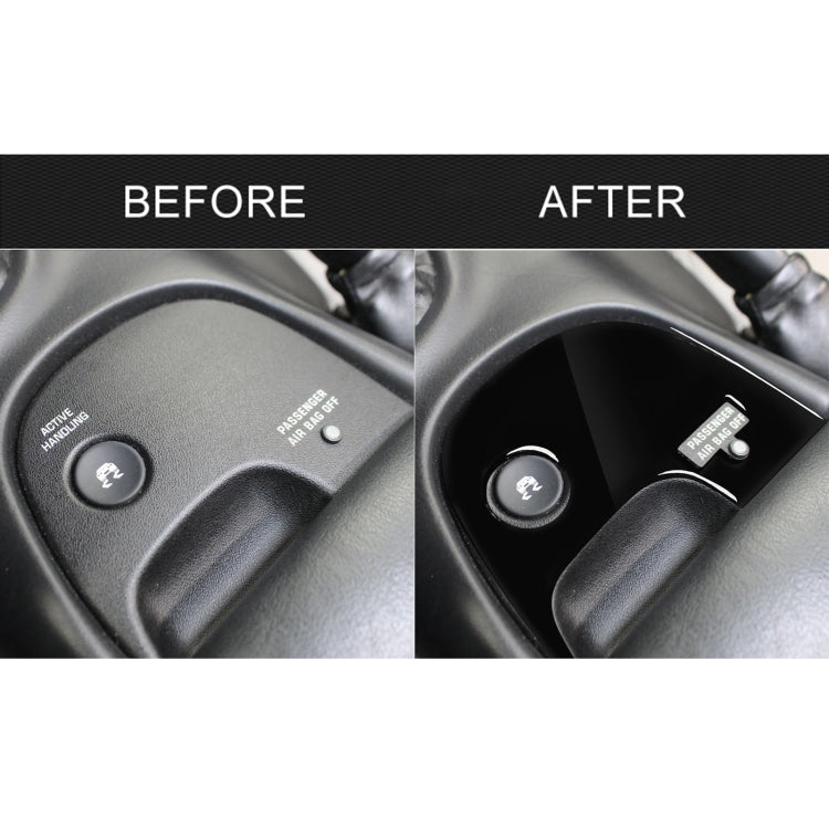 For Chevrolet Corvette C5 2000-2004 Car Lower Console B Decorative Sticker, Left Drive ÎҵÄÉ̵ê