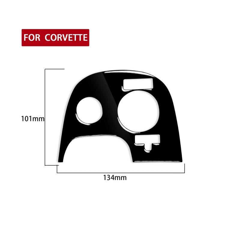 For Chevrolet Corvette C5 2000-2004 Car Lower Console B with Traction Control Decorative Sticker, Left Drive ÎҵÄÉ̵ê