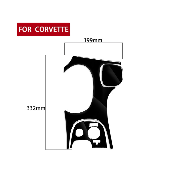 For Chevrolet Corvette C5 1998-2004 3 in 1 Car Gear Panel D Decorative Sticker, Left Drive ÎҵÄÉ̵ê