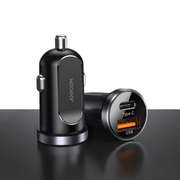 JOYROOM C-A08 30W Mini PD+QC3.0 Dual-port Smart Car Charger