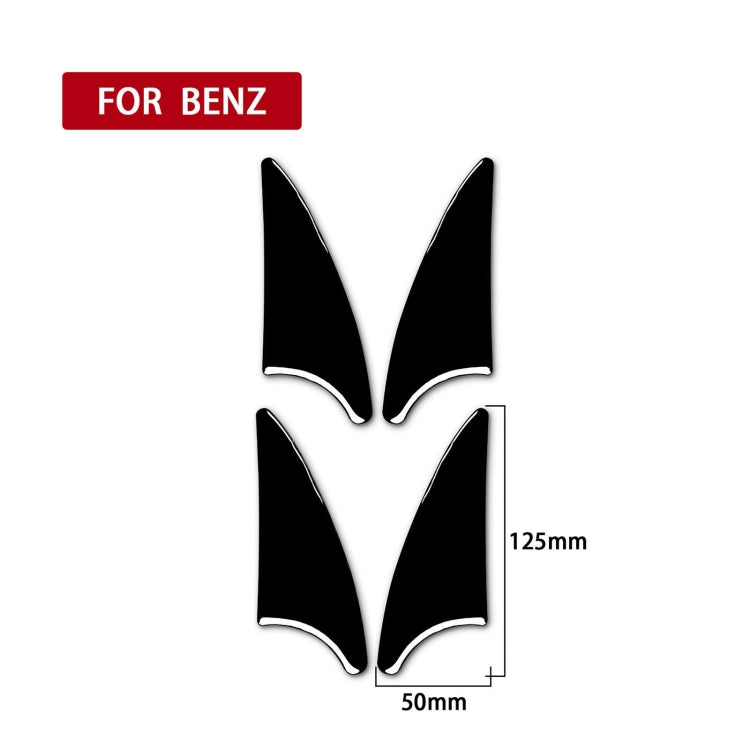 For Mercedes-Benz E-Class W210 1996-2002 Car Door Corner Decorative Sticker, Left and Right Drive Universal ÎҵÄÉ̵ê