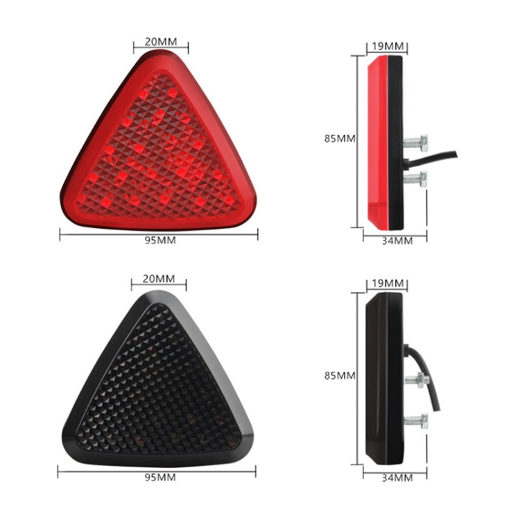 Bicycle / Mountain Bike X Style Triangle Pilot Light LED Tail Light Reluova